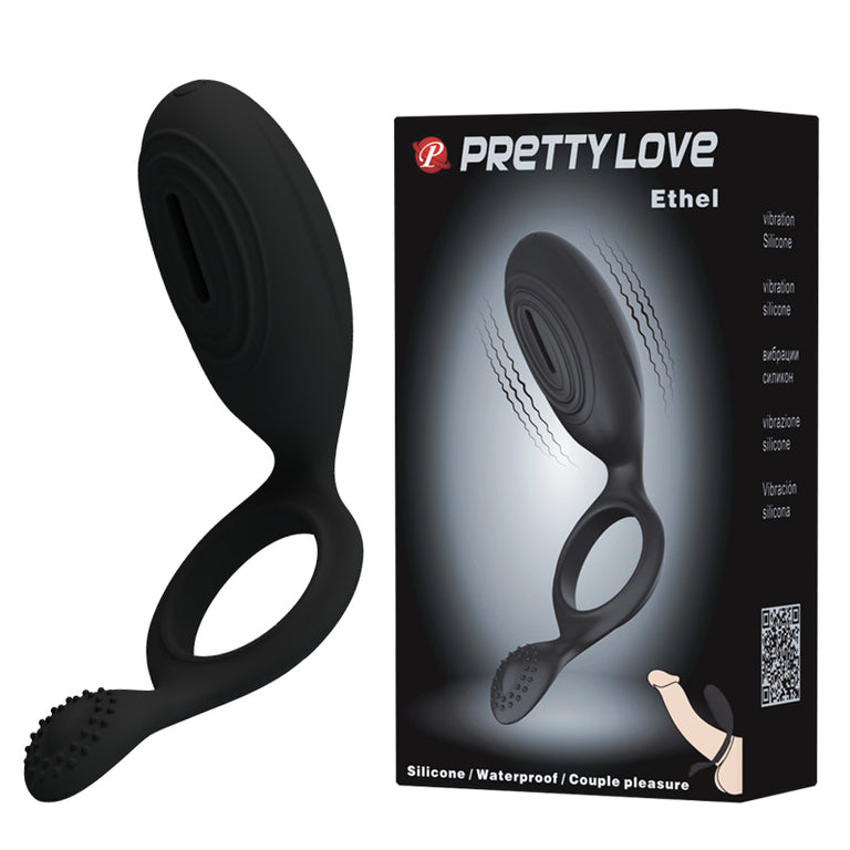 SILICONE VIBRATING COCK RING ETHEL