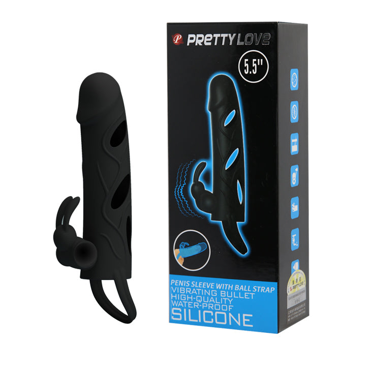 SILICONE BABBIT COCK CAGE WITH BALL STRAP