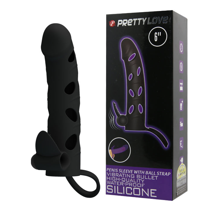 SILICONE KIWI COCK RING WITH BALL STRAP