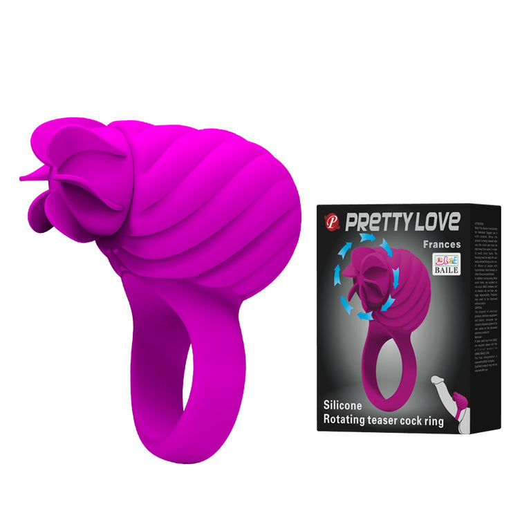 Frances - Silicone Rotating Teaser Cock Ring