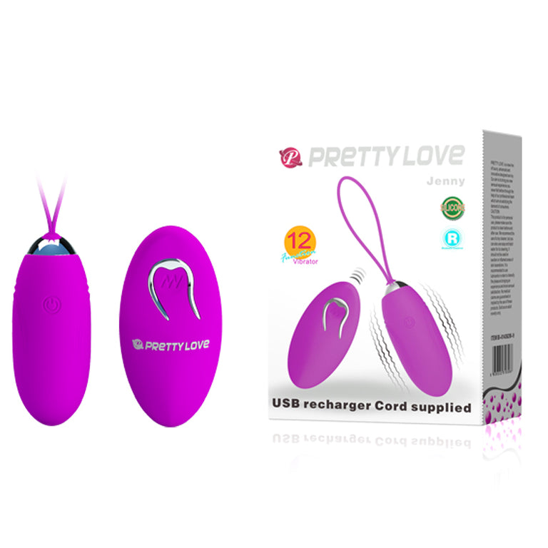Jenny - Remote Control Silicone Egg Rechargeable