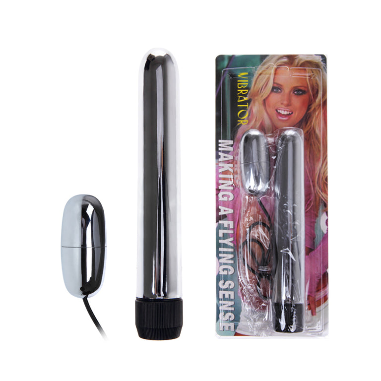 Silver Vibrator Plus Bullet