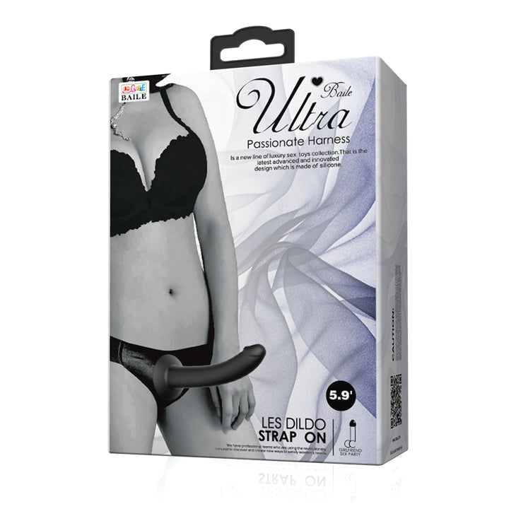 Ultra Passionate Harness with 5.9 inch Silicone dildo