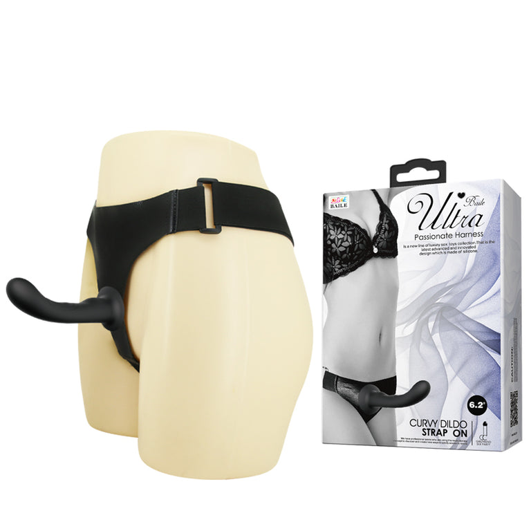 Ultra Passionate Harness with 6.2 inch Silicone dildo