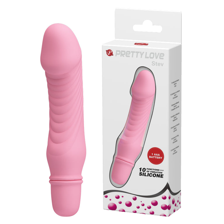 Pretty Love Stev - Mini Silicone G-Spot 10 Functions Vibrator