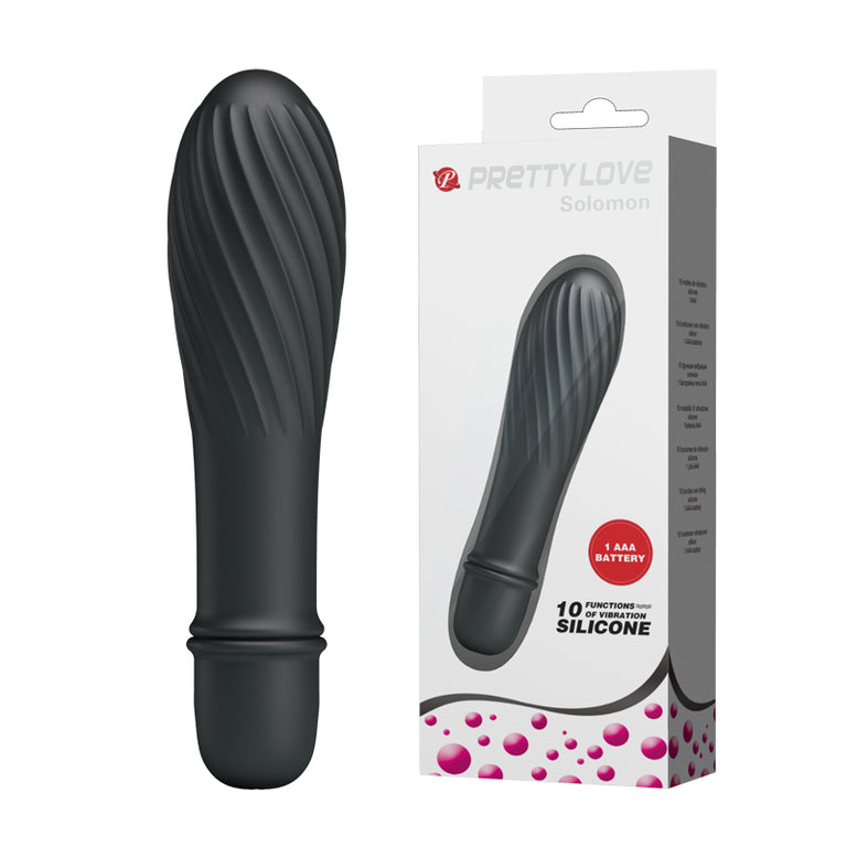 Pretty Love Solomon - Mini Silicone 10 Functions Massager