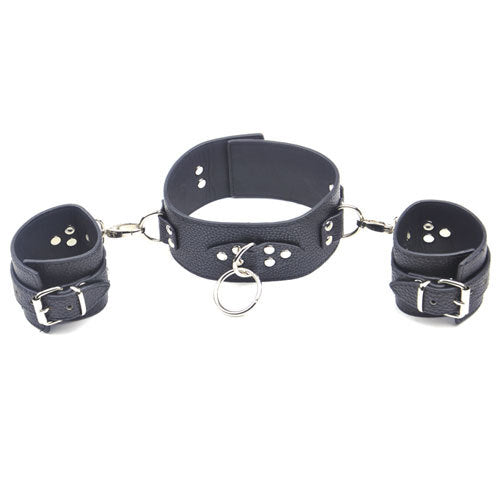 Collar and Wrist Restraint Set