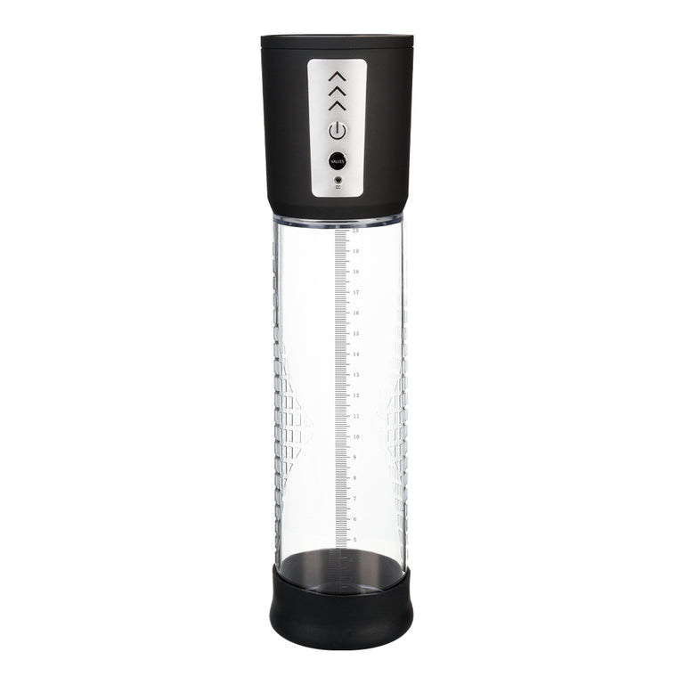 Rechargeable Penis Pump with Black Donuts Sleeve