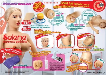 Selene Supreme Goddess Life Size Love Doll