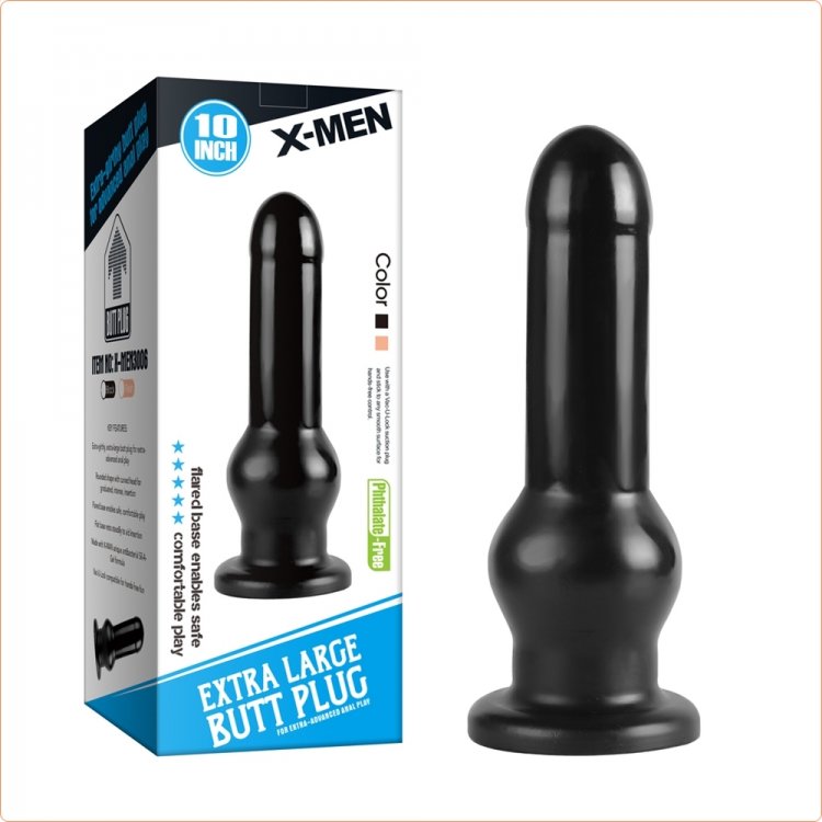 Extra Large Suction Anal Plug - 1 Stage 10 Inch