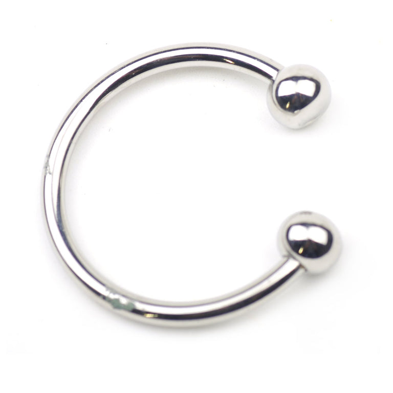 Steel Glans Ring With 2 Balls