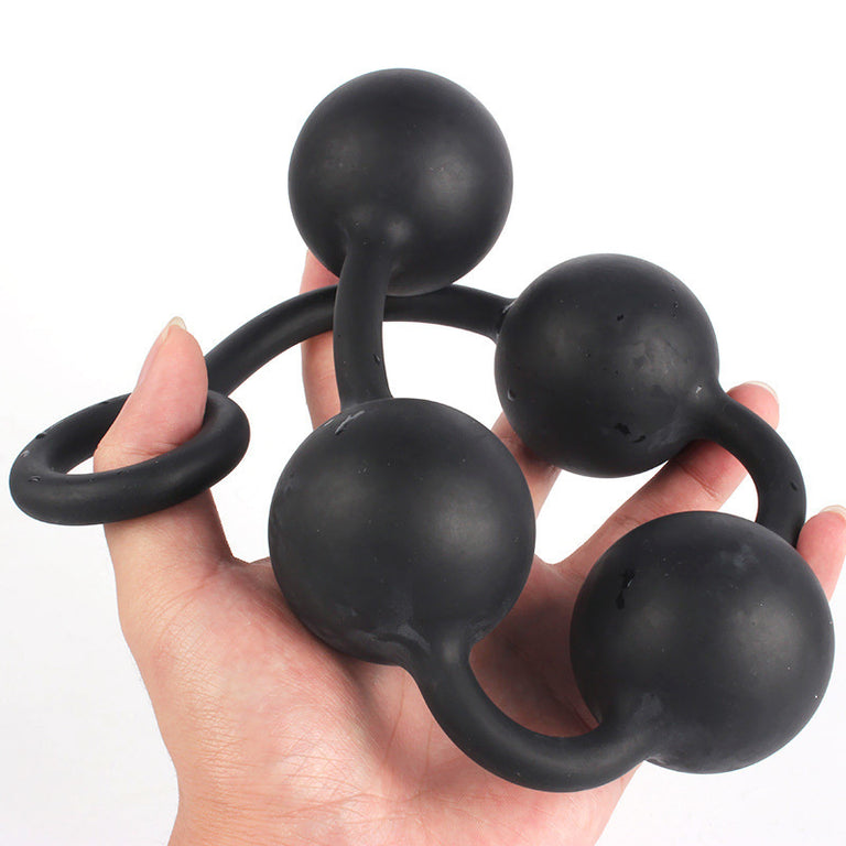 Large Four Balls Silicone Anal Beads