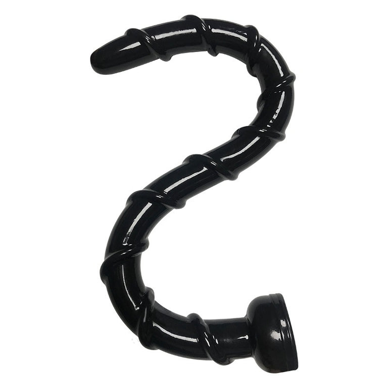 RIBBED Anal Snake 19 Inch