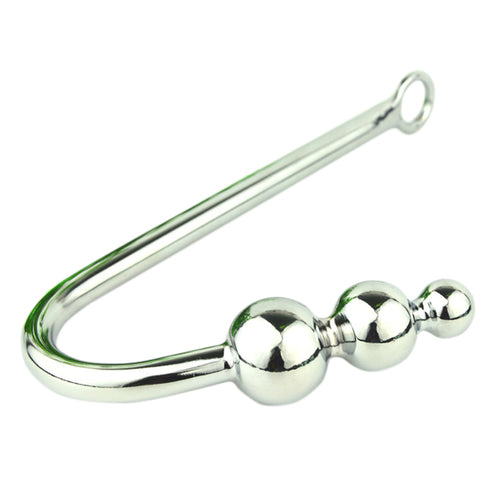 Three Balls Steel Anal Hook