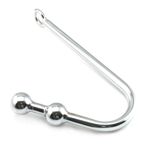 Double Ball Steel Anal Hook
