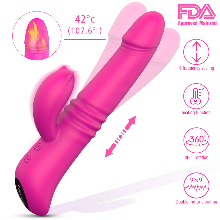 KAYA Thrusting Silicone Rabbit