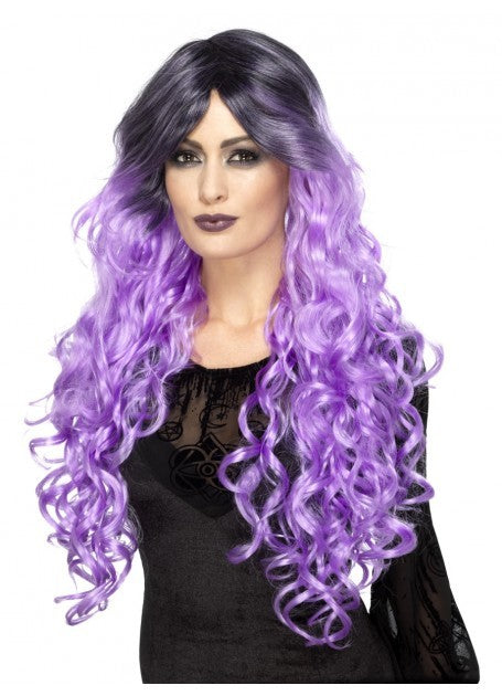 Gothic Glamour Wig, Lilac Purple