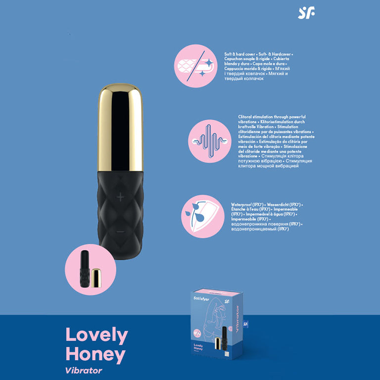 Satisfyer Mini Lovely Honey Gold
