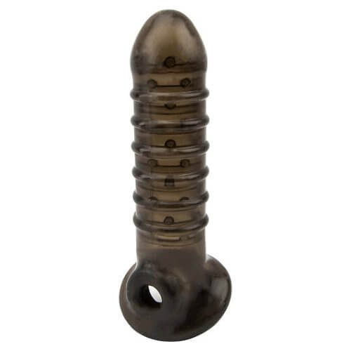 Textured Penis Sleeve with Ball Loop